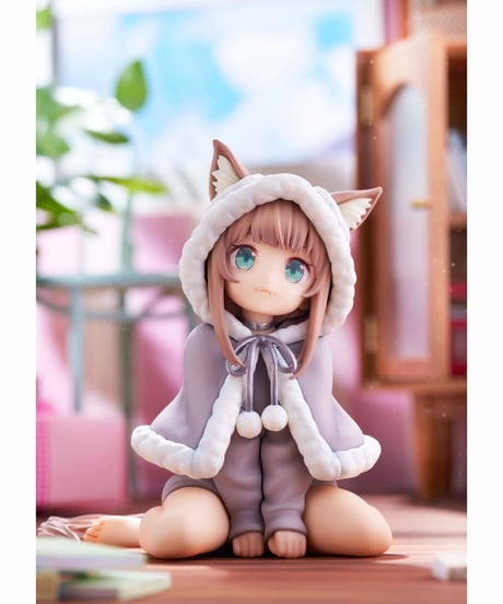 Palette うちのねこが女の子でかわいい おきがえコレクション　プレゼントきなこ　PVC/ABS製　塗装済み完成品フィギュア