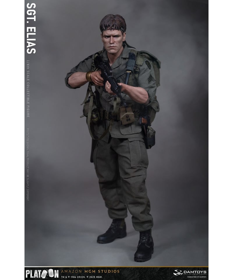 PLATOON プラトーン グッズフィギュアDVD コレクションセット 予約】プラトーン 1/6 コレクティブル フィギュア エリアス軍曹