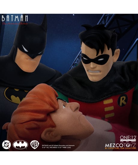【予約】ワン12コレクティブ/ バットマン アニメイテッド シリーズ: スケアクロウ 1/12 アクションフィギュア　［メズコトイズ］