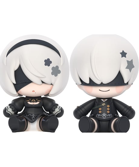 NieR:Automata Ver1.1a　Huggy Good Smile 2B　/　Huggy Good Smile 9S　全２種　プラスチック製 塗装済み