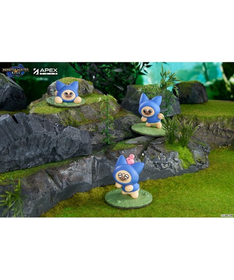 Monster Hunter Rise アイルー「ネコ」ブラインドボックスフィギュア 6個入りBOX　［APEX-TOYS］