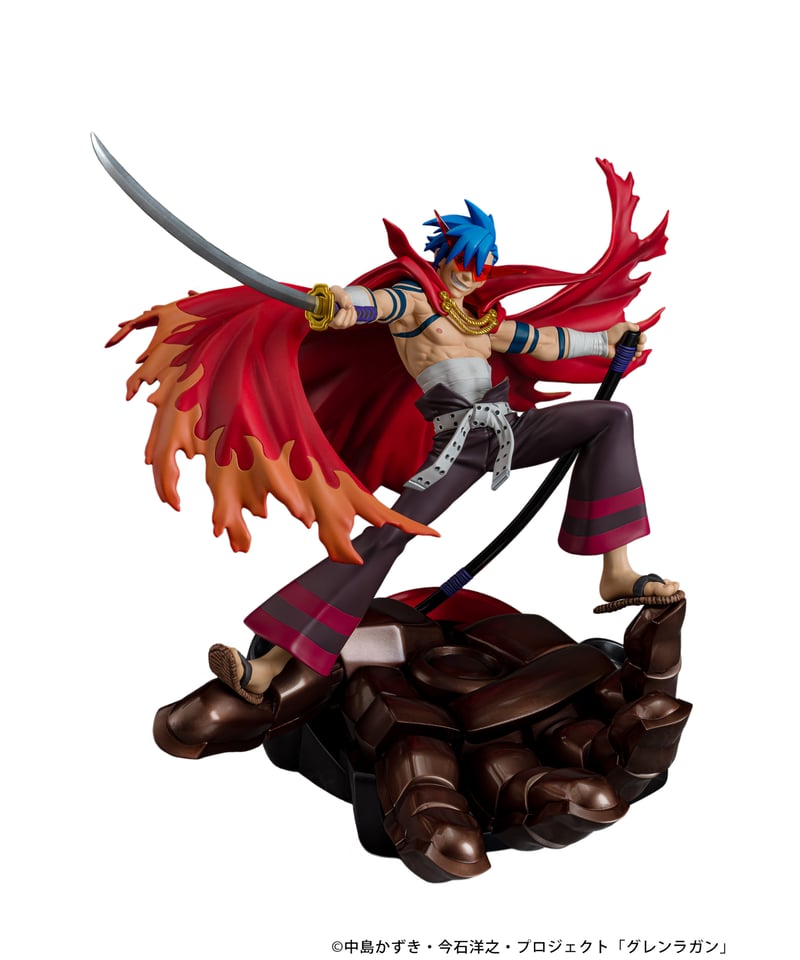 新品未開封 天元突破グレンラガン カミナ フィギュア EMONTOYS 予約】『天元突破グレンラガン』スケールフィギュア「カミナ＆グレン