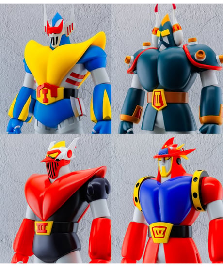 スーパーロボットビニールコレクション ブロッカー軍団IV マシーンブラスター　全４種　［ACTION TOYS］