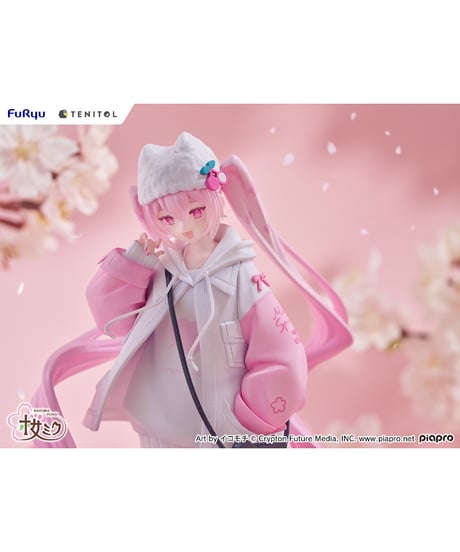 TENITOL 桜ミク Cool style[petit]　塗装済み完成品　［フリュー］