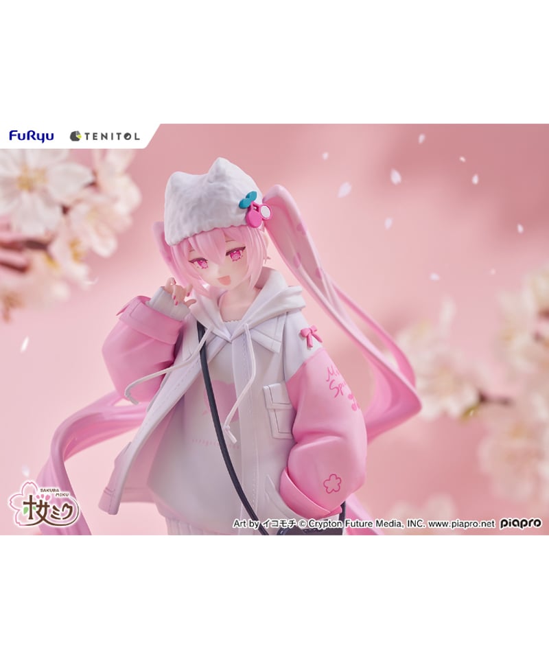 TENITOL 桜ミク Cool style[petit] 塗装済み完成品 ［フリュー］ |