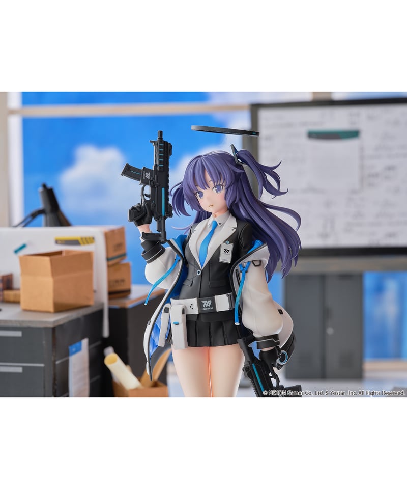 ブルーアーカイブ ユウカ PVC＆ABS製塗装済み完成品フィギュア【ブルー