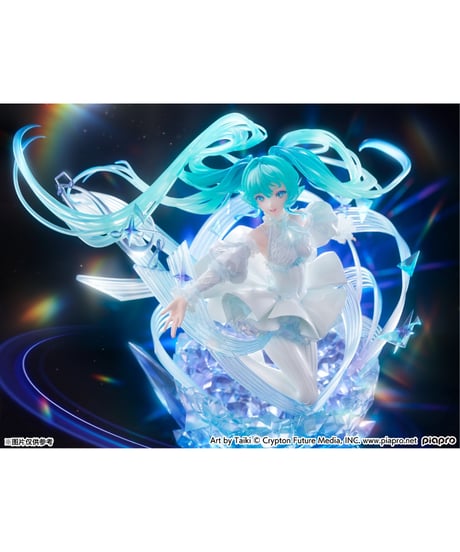 【予約】初音ミク-Crystal Dress Ver.-　 1/7スケール　PVC製塗装済み完成品　［CyberZ］