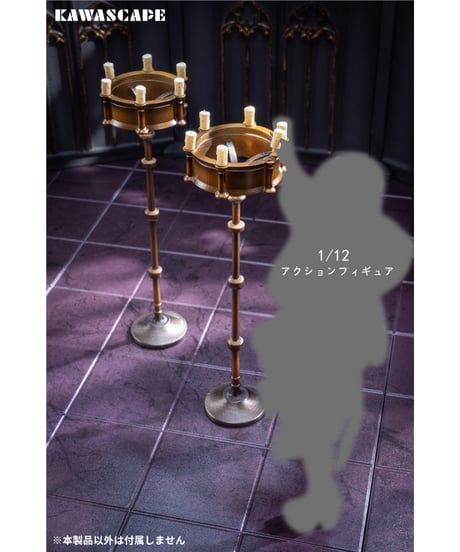【予約】教会シチュエーション 1/12ジオラマ小物セット　［KAWA DESIGN］