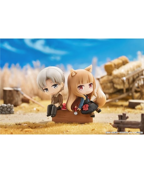 【予約】Mini Memory ロレンス＆ホロ　塗装済み完成品　狼と香辛料 MERCHANT MEETS THE WISE WOLF　[グッドスマイルカンパニー]