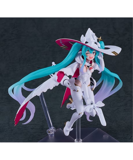 初音ミク GTプロジェクト　figma レーシングミク 2024ver.　塗装済み可動フィギュア