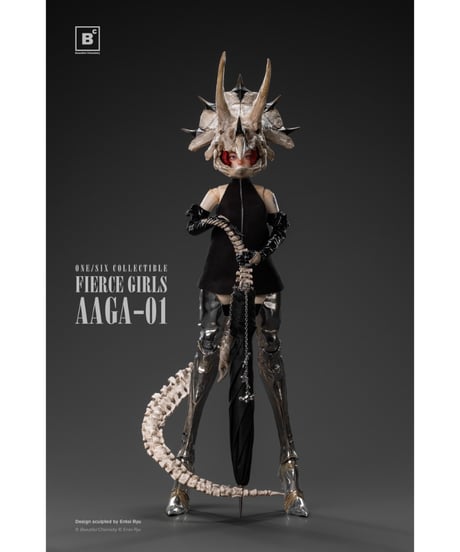 Beautiful Chemistry 1/6 Fierce Girls Series BONE GIRL/ TRICERATOPS