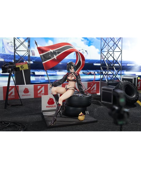 アズールレーン ウルリッヒ・フォン・フッテン 孤高のイグニッションタイムVer.　1/7　塗装済み完成品
