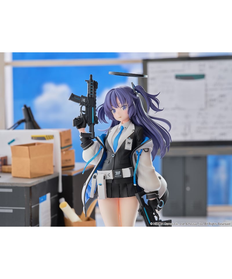 ブルーアーカイブ ユウカ PVC＆ABS製塗装済み完成品フィギュア【ブルー