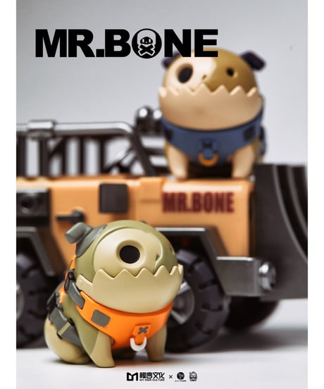 【送料無料】MR.BONEブラインドボックス「キャンプ・ドッグズ」　9個入り1BOX　［マイ・オン・カルチャー］