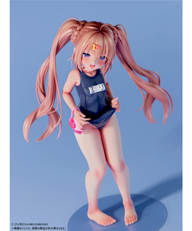 ぴよ寺むちゃ「るりちゃん」すくみずきゅっver. 1/5スケール塗装済み