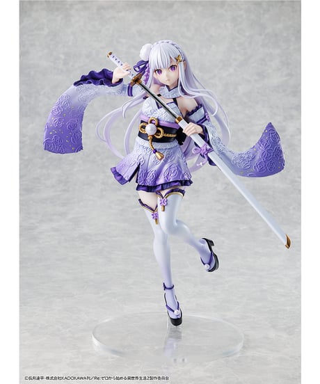 エミリア 戦装束ver.　1/7スケール　塗装済み完成品　Re:ゼロから始める異世界生活　[KADOKAWA]