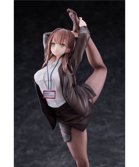 意外と体が柔らかい会社に行きたくないOLちゃん 白Ver. 1/6 完成品フィギュア