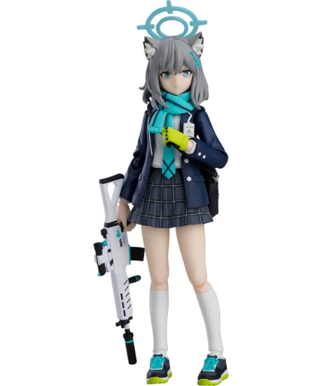 figma 砂狼シロコ（再販）　プラスチック製 塗装済み可動フィギュア【ブルーアーカイブ -Blue Archive-】