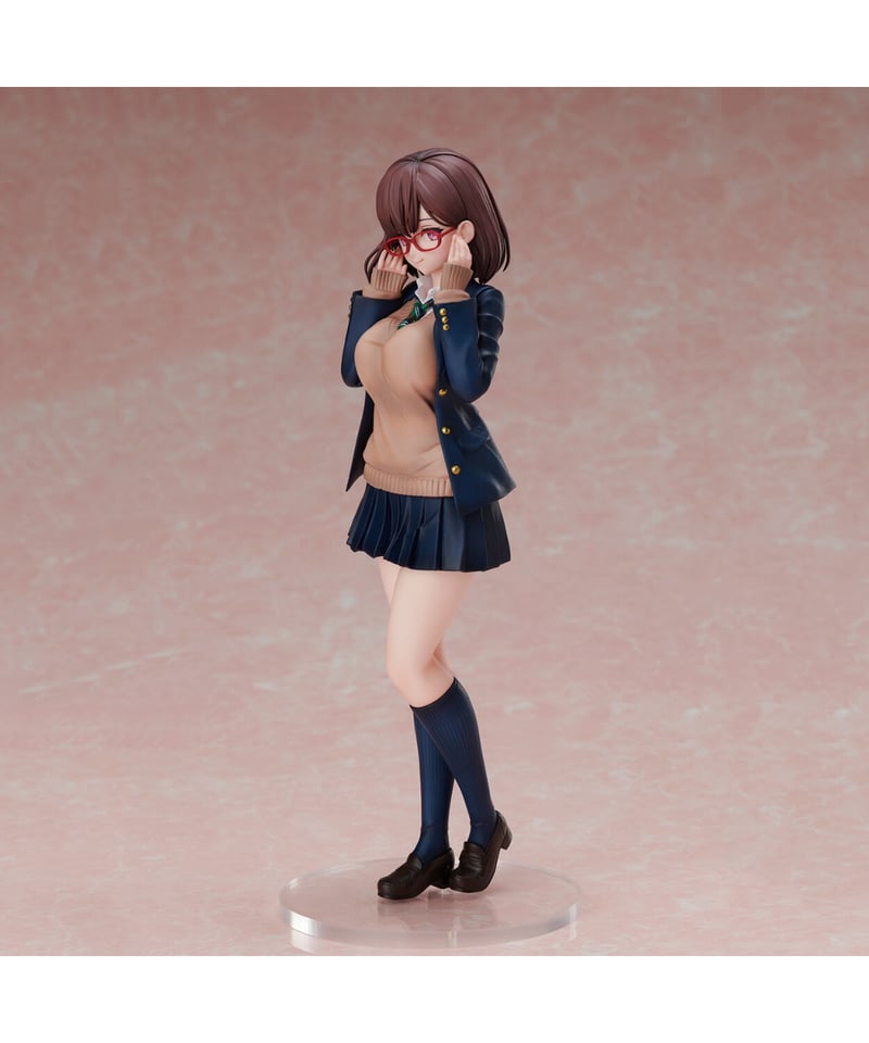 加瀬大輝イラスト『メガネJKさん』 彩色済み完成品フィギュア | WonderToys