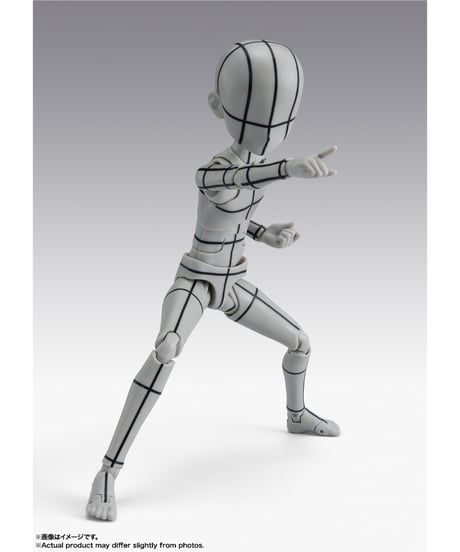 【予約】【送料無料】S.H.Figuarts ボディくん -杉森建- Edition-ワイヤーフレーム-(Gray Color Ver.)　［バンダイ］　【8月発売予定】