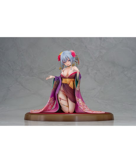 【予約】主従えくすたしー 紫音　花魁Ver.(健全Ver.)　 1/7スケール　PVC塗装済み完成品 　［ダイキ工業］