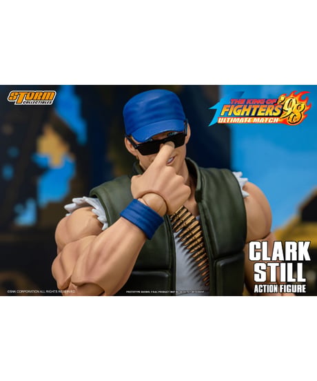 【予約】ザ・キング・オブ・ファイターズ '98 アルティメットマッチ アクションフィギュア クラーク・スティル　［ストーム コレクティブルズ］