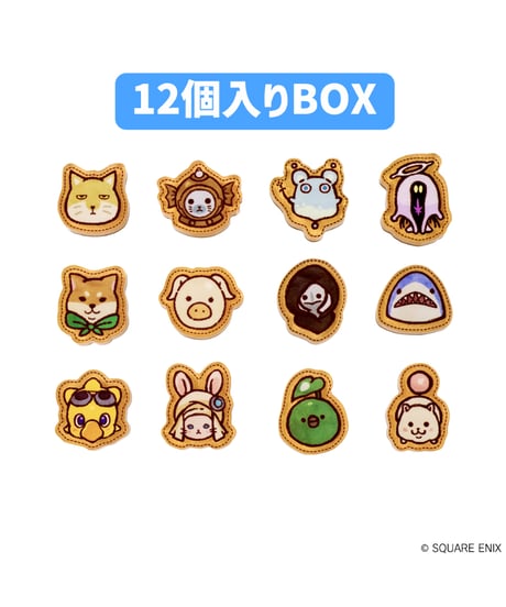 【送料無料】ファイナルファンタジーXIV らくがきミニオンズ アクリルマグネット Vol.2（全12種）　12個入り1BOX　［スクウェア・エニックス］
