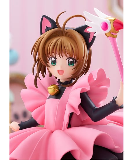 POP UP PARADE 木之本桜 黒猫風コスチュームVer. L size　塗装済み完成品　カードキャプターさくら クロウカード編　［グッドスマイルカンパニー］