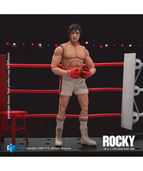 【予約】ロッキー 1/12 アクションフィギュア ロッキー・バルボア　［ハイヤトイズ］