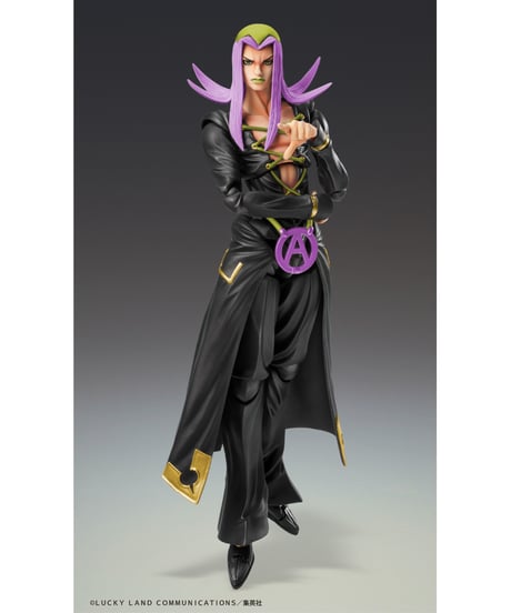 超像可動「レオーネ・アバッキオ Ver.BLACK」『ジョジョの奇妙な冒険 第5部』　塗装済可動フィギュア　[メディコス・エンタテインメント]