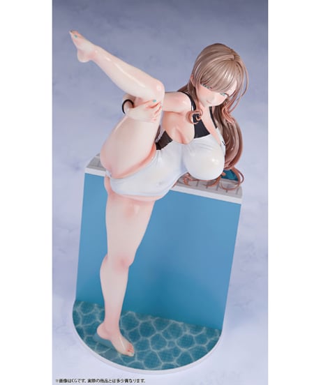 【予約】巨乳人妻と秘密の水泳教室 ブラン 1/6スケール塗装済み完成品フィギュア　［B´full FOTS JAPAN］
