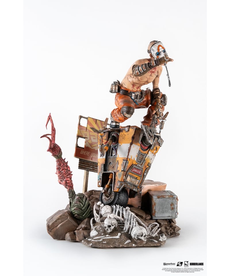 ボーダーランズ3 サイコバンディット　フィギュア ボーダーランズ 3 COOP 女性サイコ 7インチ ビニールフィギュア