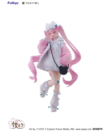 TENITOL 桜ミク Cool style[petit]　塗装済み完成品　［フリュー］