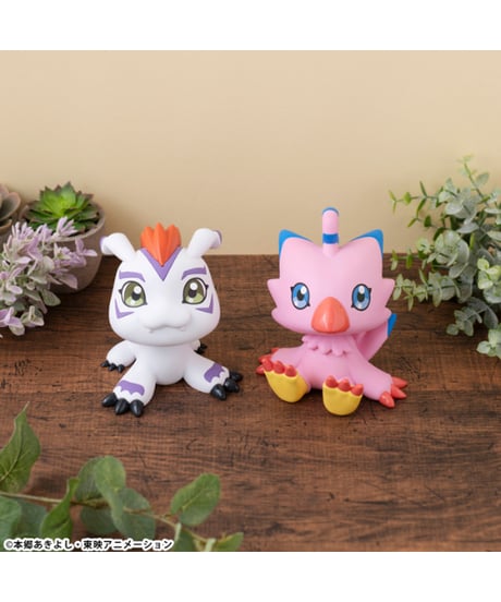 るかっぷ　デジモンアドベンチャー　ピヨモン / ゴマモン　全２種　彩色済みフィギュア