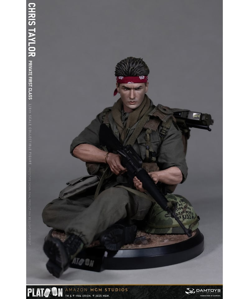 【新品未開封】プラトーン　クリス・テイラー　1/6フィギュア 予約】プラトーン 1/6 コレクティブル フィギュア クリス・テイラー