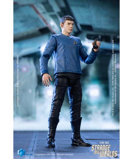 【予約】スター・トレック：ストレンジ・ニュー・ワールド 1/18 アクションフィギュア スポック　［ハイヤトイズ］