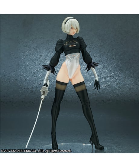 NieR:Automata 2B (ヨルハ 二号 B型) ＜DX版＞　PVC塗装済完成品　［スクウェア・エニックス］