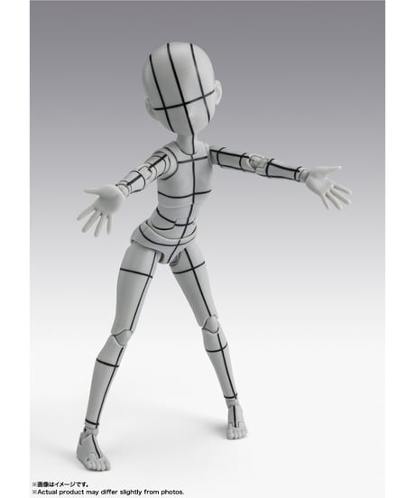 【予約】【送料無料】S.H.Figuarts ボディちゃん -杉森建- Edition-ワイヤーフレーム-(Gray Color Ver.)　［バンダイ］　【8月発売予定】