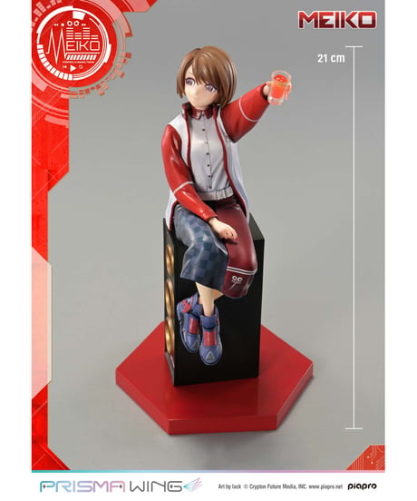 【予約】PRISMA WING ピアプロキャラクターズ MEIKO “Art by lack”  1/7 スケール 完成品フィギュア　［プライム１スタジオ］