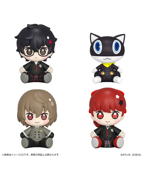 【予約】Huggy Good Smile P5R主人公/明智吾郎/芳澤かすみ/モルガナ　全4種　ペルソナ５ ザ・ロイヤル　［グッドスマイルアーツ上海］