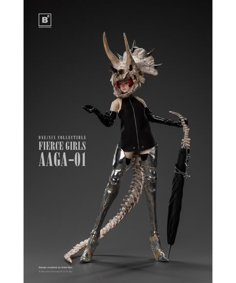 Beautiful Chemistry 1/6 Fierce Girls Series BONE GIRL/ TRICERATOPS