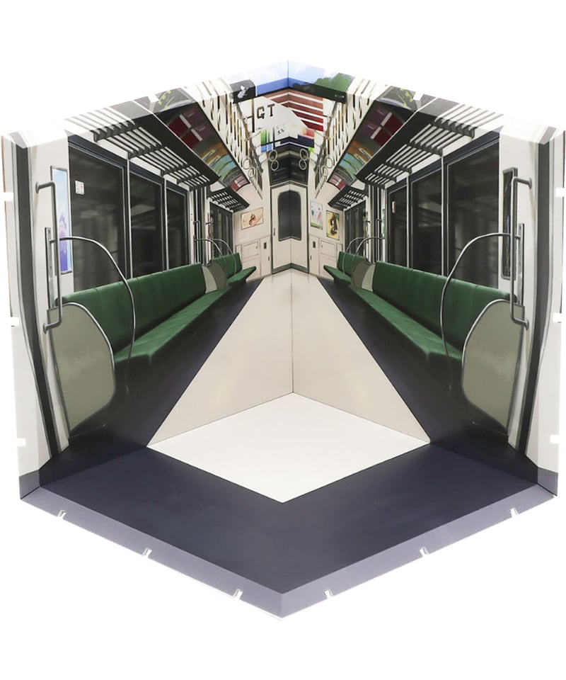 【未使用品】じおらまんしょん150　列車内　ディスプレイ　背景 新品・未開封】じおらまんしょん150 列車内 ディスプレイ 背景