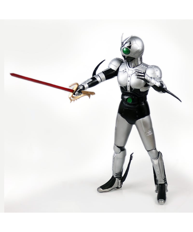 仮面ライダーBLACK シャドームーン ソフビ人形 ムービーモンスターシリーズ 銀殿様飛蝗怪人シャドームーン
