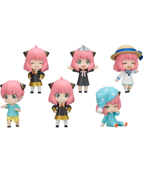SPY×FAMILY　ねんどろいどさぷらいず アーニャコレクション　6個入り1BOX　塗装済みフィギュア　［グッドスマイルカンパニー］