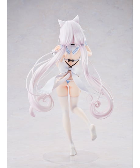 【予約】ネコぱら バニラ マイクロビキニメイド-DX Edition-　1/5.5　塗装済み完成品　［オーキッドシード］