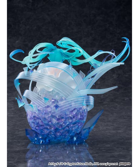 【予約】初音ミク-Crystal Dress Ver.-　 1/7スケール　PVC製塗装済み完成品　［CyberZ］