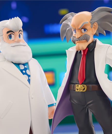 【予約】OSHI WORKS Dr.ワイリー＆Dr.ライト　PVC塗装済み完成品　[コトブキヤ]