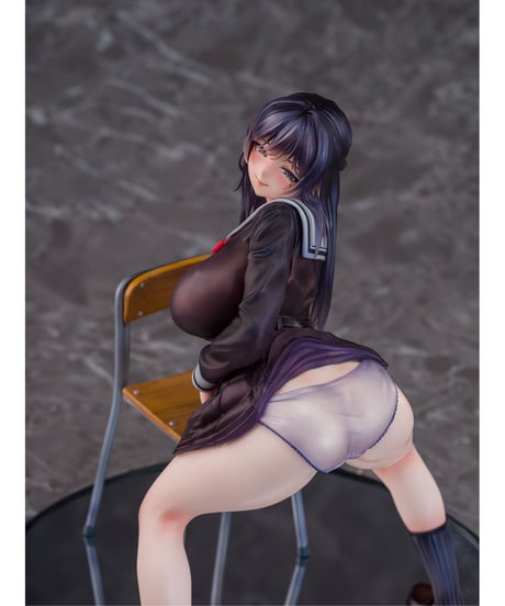 【予約】宮前詩帆 放課後バック illustration by 弱電波(健全Ver.)　1/6　PVC塗装済み完成品　［ダイキ工業］