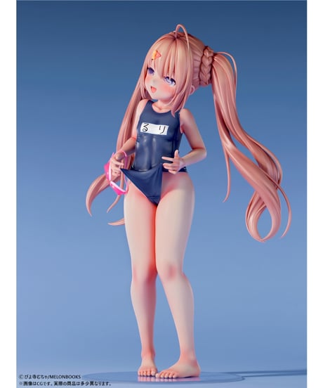 ぴよ寺むちゃ「るりちゃん」すくみずきゅっver. 1/5スケール塗装済み完成品フィギュア