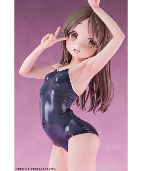 【予約】スク水部 小花りな 1/5スケール塗装済み完成品フィギュア　［B´full FOTS JAPAN］